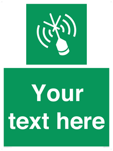 Custom sign safe condition Emergency position beacon